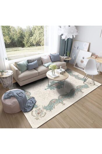 Sermod 10066-Sponge Glazed Modern Non-Slip Carpet Cover
