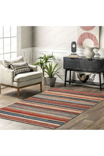 Sermod Modern Red Sponge Elastic Carpet Cover - 112