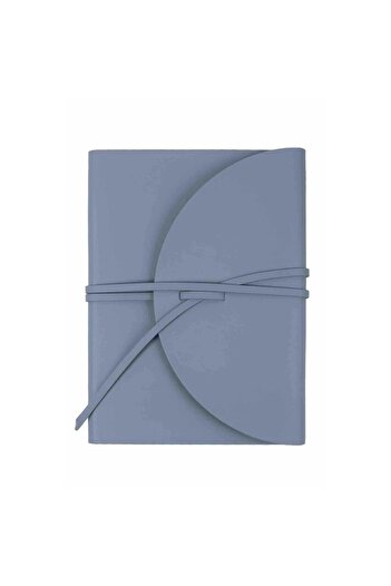 Victoria's Journals Vj Pella Vegan Leather Flexible Cover Classic Fountain Pen Convenient Lined Notebook 15x21cm (A5) Blue
