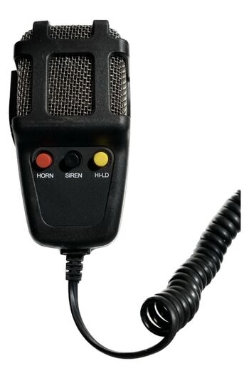 Carub 3 Voice Megaphone Siren with Microphone 12v 40w