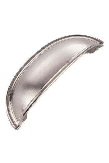 KOÇSAN Mâner Midye Inox 64 Mm Mobilier Bucătărie Country de Lux Mâner Sertar Dulap