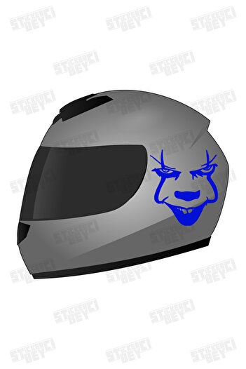 STİCKERCI BEY Autocolant pentru cască de motocicletă He Push It - Autocolant compatibil cu piele, tăiat cu folie