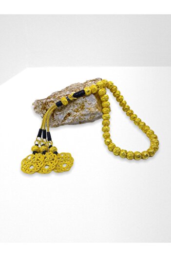 KAZZAZE Love Knot Gold Black Combination Silver Kazaziye Rosary