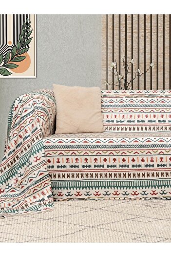 Latuda Concept Κάλυμμα καναπέ με έθνικ σχέδιο Softmicro 130x180 cm - Κουβέρτα Boho Shawl and Sofa