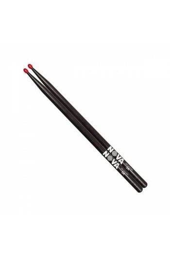VIC FIRTH Vicfirth N5Anb Drum Stick Nova 5A Nylon Tip Red Colored, Black