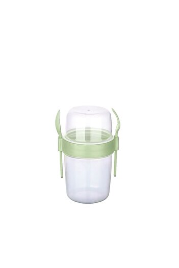 UZUN STORE 1100 ml Muesli and Food Storage Container with Chamber