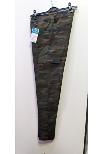 BeyzDenim Large Size 4 Seasonal Camouflage Lycra Cargo Pants
