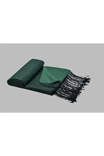 ARMANDA 100% Silk Shawl - Black-emerald