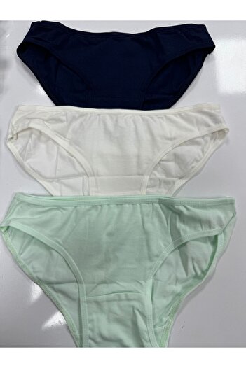 Eros Basic Βαμβακερό Σετ Γυναικείο Slip Panty 3 τεμαχίων