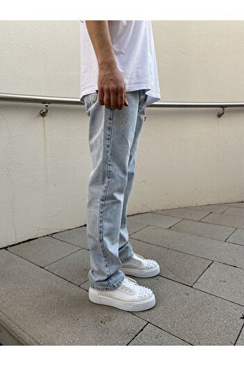XPUPPETWEAR Ice Blue Loose Fit Jeans