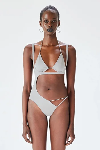 IAMNOTBASIC Gray Kai Swimsuit