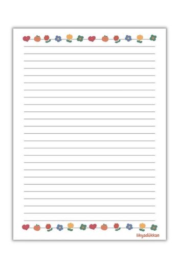 LikyaDükkan Memopad Pull-Pull A5 Size 50 Sheets Notepad