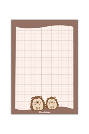 LikyaDükkan Memopad Pull-Pull A5 Size 50 Sheets Notepad