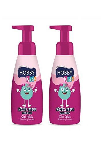 Hobby KIDS 200ml 2 Pieces Soap - Foam, Strawberry Scented, Foam Soap Strawberry Scent