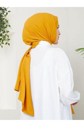 Golden Rose Cotton Jazz Shawl