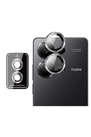 İncisoft Xiaomi Redmi Note 13 Pro 4G - Tempered Camera Lens, Protective Glass Easy Application