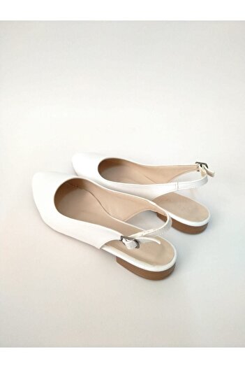 Şenpa White Women's Ballerina