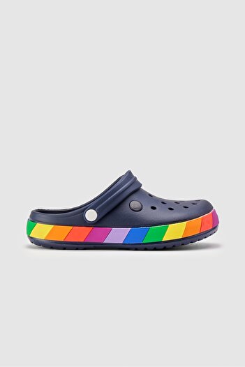 OZYO Samesa Navy Blue Rainbow Clogs Eva Summer Beach - Casual Slippers