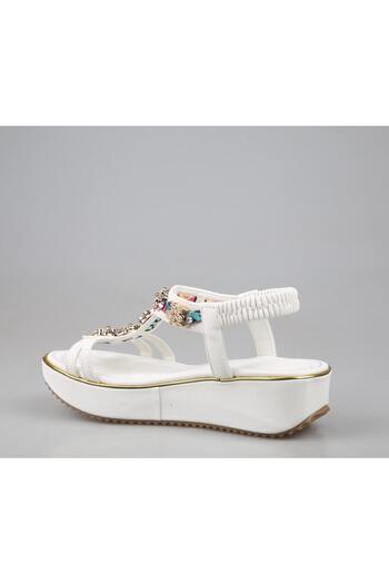 Guja Orthopedic White Women's Sandals - 24y121-6