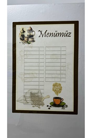 Akıllı Kağıt Ürün Hizmet Cafe Restoran Yapışkanlı Özel Fiyat Listesi