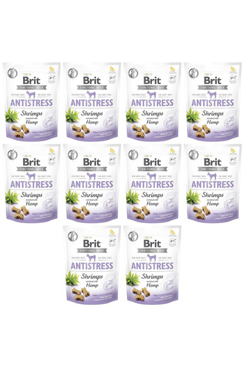 Brit Anti-Stress Kenevirli ve Karidesli Sakinleştirici Etkili Köpek Ödülü 150gr - 10 Adet