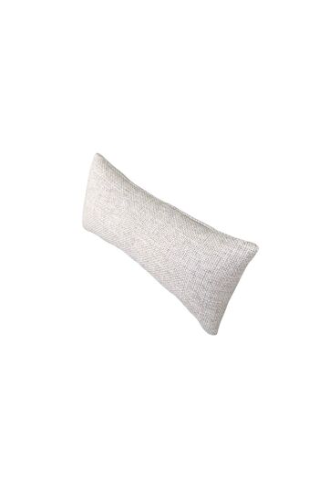ÖZER KUTU Medium Size Pillow Organizer Wicker Linen Bracelet & Clock And Handcuffs 8x17 Cm