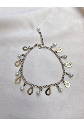 Beykan Pearl Circle Anklet - Stylish Design