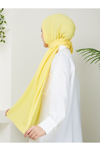 Golden Rose Cotton Jazz Shawl