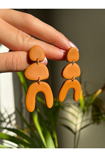 Gizy Store Camel Polymer Clay - Hanging Handmade Earrings Gift