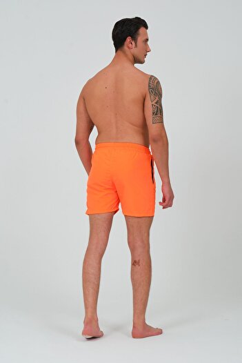 vawensea Orange Men's Parachute Sea Shorts