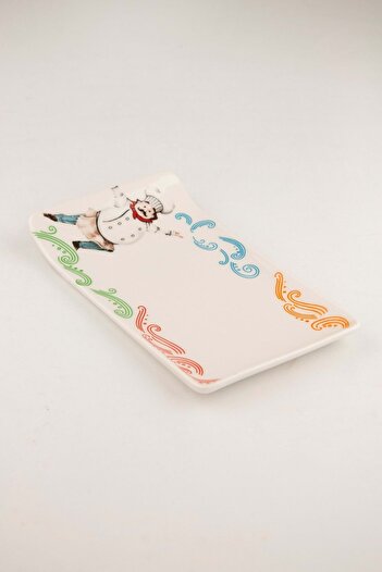 Bursa Porselen Dekor Chef Porcelain Cheese and Presentation Plate