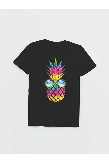 Cevval Pineapple Printed T-Shirt for Kids