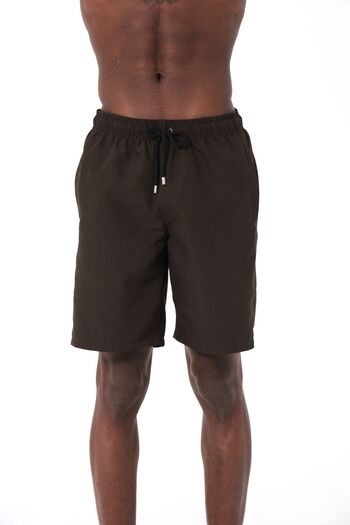 Remsa Mayo Men's Khaki Over-the-Knee Shorts 2206 - For Pool and Sea