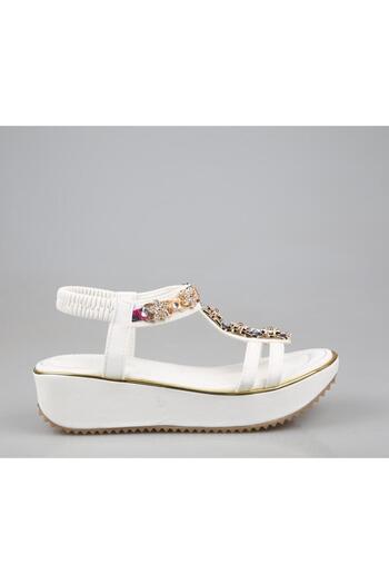 Guja Orthopedic White Women's Sandals - 24y121-6
