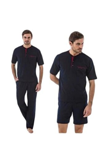 Pierre Cardin Men's Long Sleeve Combed Cotton Pajama Set ys5370