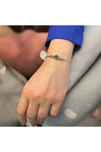 Housess Black Stone Special Silver Bracelet