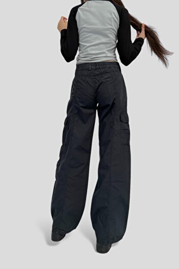 Carpe Smoked Parachute Poplin Trousers