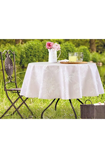Madame Coco Jannie Tablecloth - Powder - 140 cm