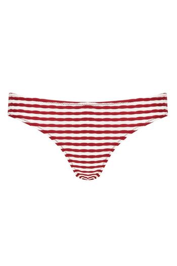 DeFacto Women's Red Striped Bikini Bottom T5662AZ21SM