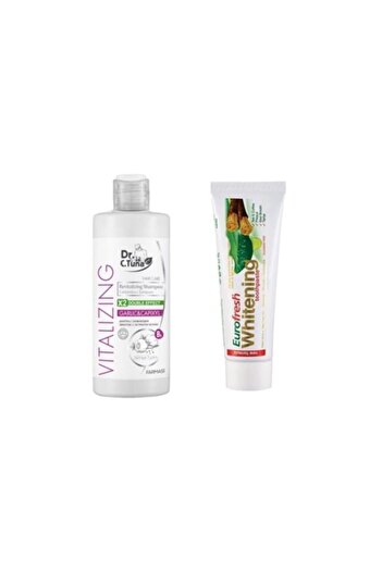 Farmasi Dr. C. Tuna Garlic Shampoo 225 ml + Eurofresh Toothpaste Set
