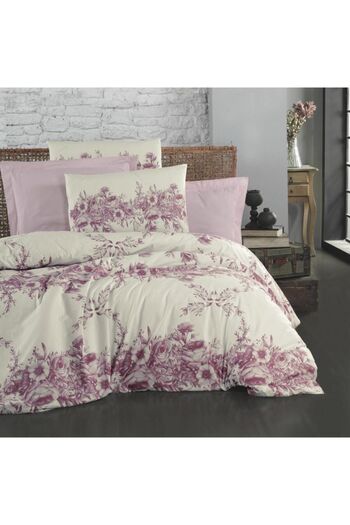 Schafer Rose Çift Kişilik Nevresim Takımı-4 Prç.