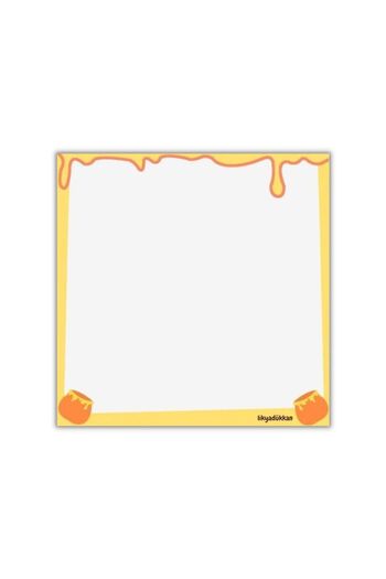 LikyaDükkan Bloc de note Memopad Check Pluck Square Dimensiune 9cmx9cm