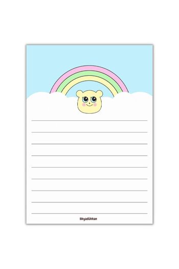 LikyaDükkan Memopad Pull-Pull A5 Size 50 Sheets Notepad