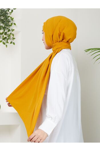 Golden Rose Cotton Jazz Shawl