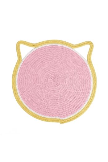 afralya home 50 Cm Cotton Corded Cat Rope Carpet - Multi-Purpose Cat Mat
