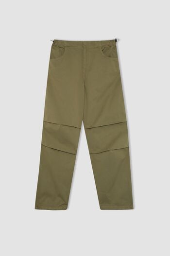 DeFacto Coool Parachute Gabardine Trousers with Elastic Waist Legs A2281Ax23Au