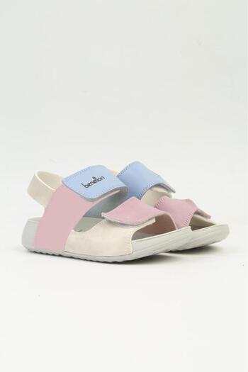 Benetton BN-31518 - Pink Anatomical Sole Girl's Sandals 26-30