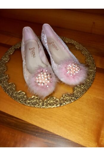 yörük tuhafiye Ballerina Bridal Slippers Feathered Bridal Dowry Engagement Party Slippers, Bridal Slippers 34