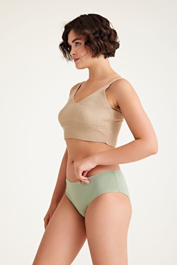 Dennis Denise Super Soft Cotton Lycra High Waist Women's Casual Panties
