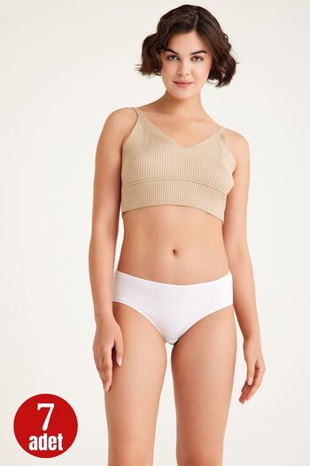 Dennis Denise Pack of 7 High Waist Lycra Extra Soft Women's Panties